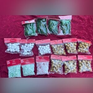 Decorative Christmas  filler bundle 13 bags